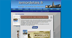 Desktop Screenshot of lemordelais.fr